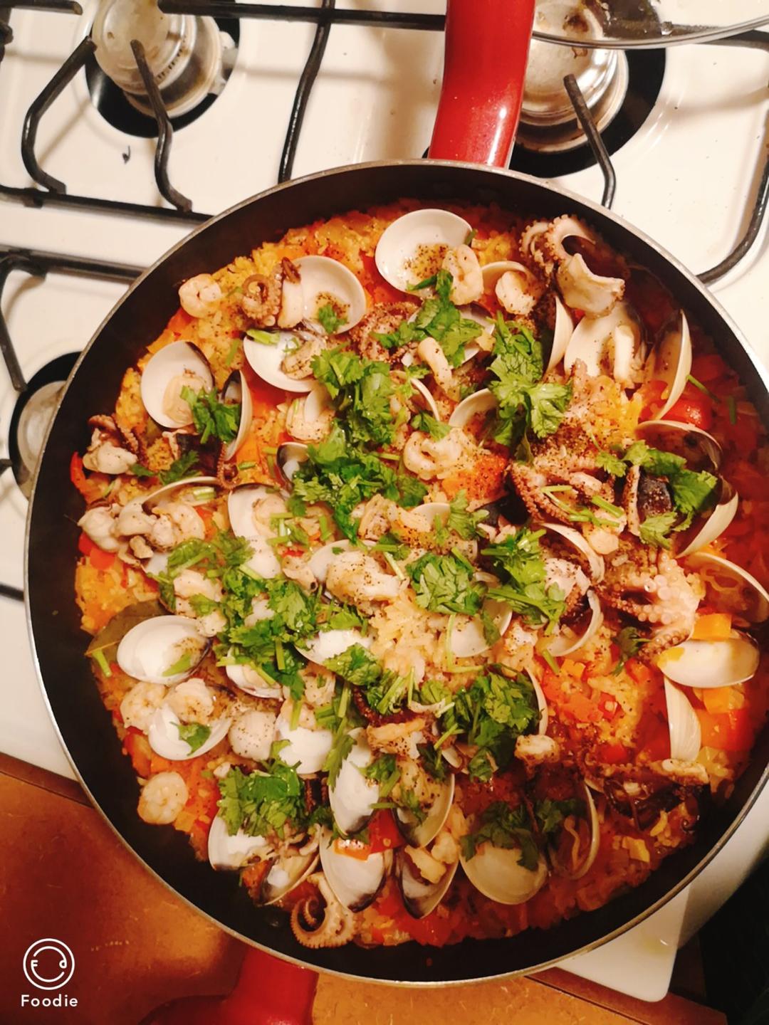 【曼食慢语】Seafood Paella 西班牙海鲜饭