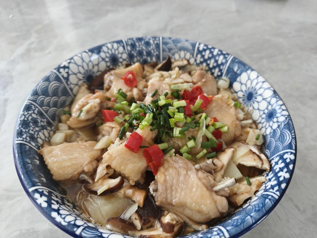 蒸菜更健康--香菇蒸鸡翅