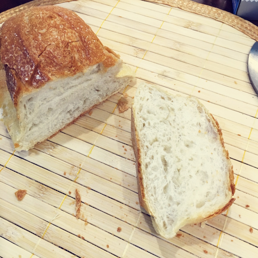 宝宝辅食 冷藏发酵法免揉（折叠法）欧式面包自留配方