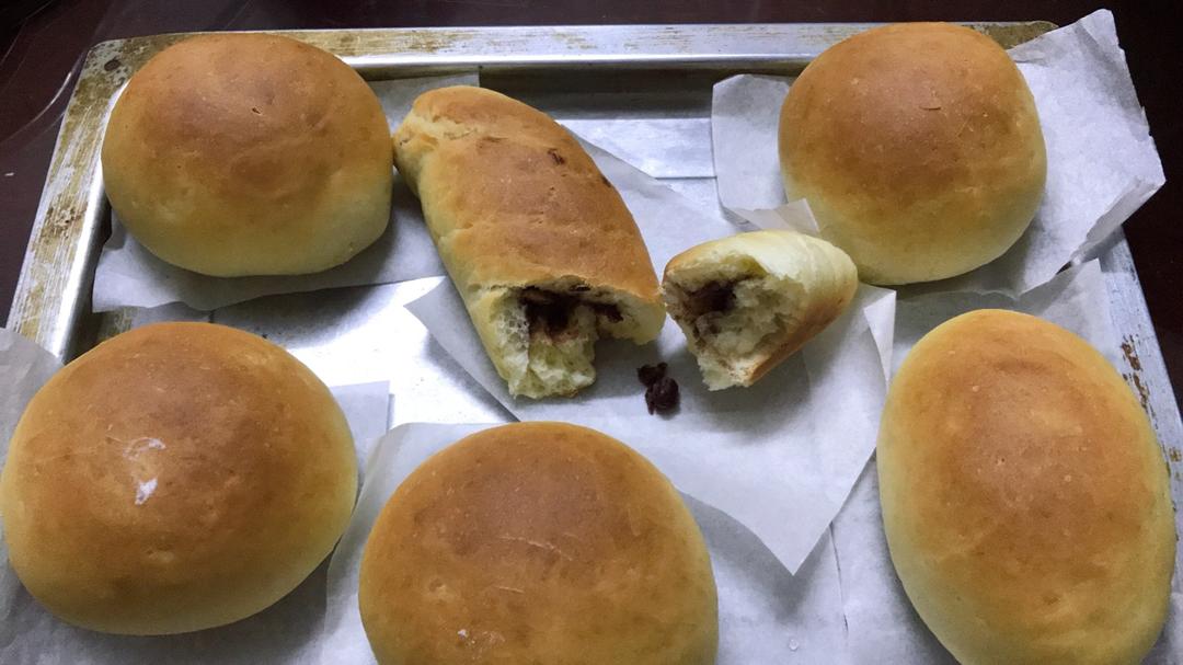 日式传统红豆面包