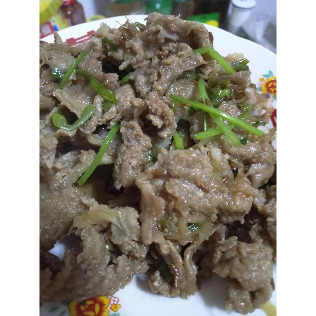 孜然羊肉片