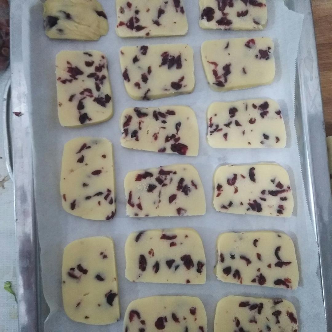 低糖少油版蔓越莓饼干