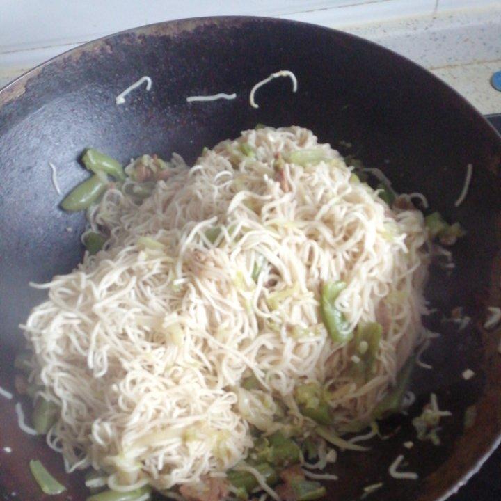 家常豆角焖面