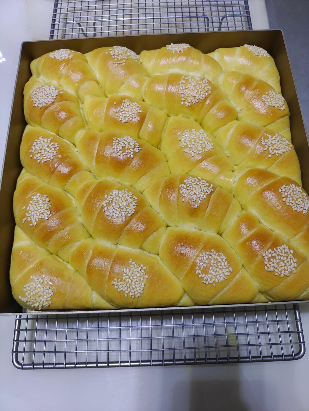 牛奶面包卷（直接法）