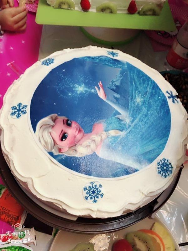 爱莎公主👸糯米纸蛋糕