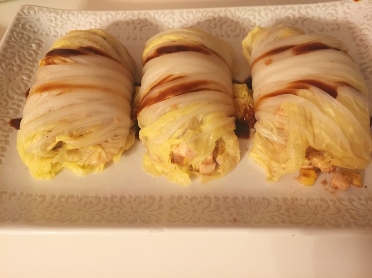 鲜香白菜包(八宝财袋)