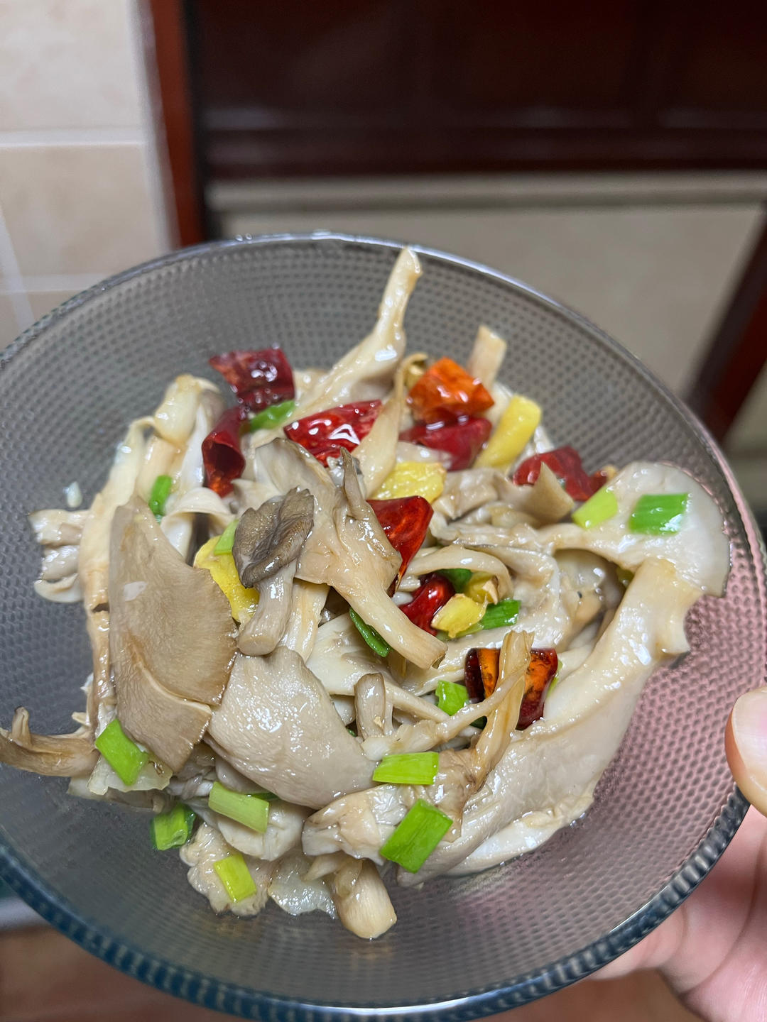 素炒平菇