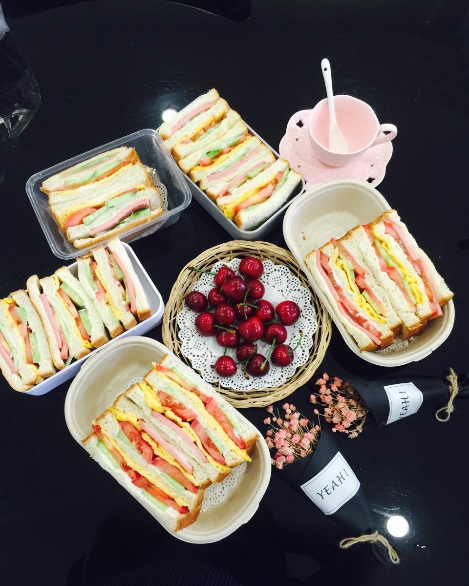 全麦黑椒鸡胸肉三明治【北鼎烤箱食谱】