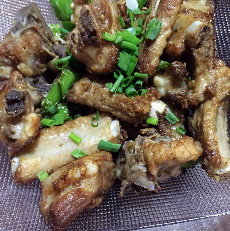 双椒煎排骨