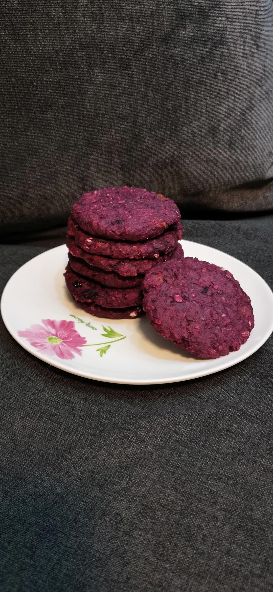 辣妹美食｜第二十九集 ㊙️紫薯燕麦饼干