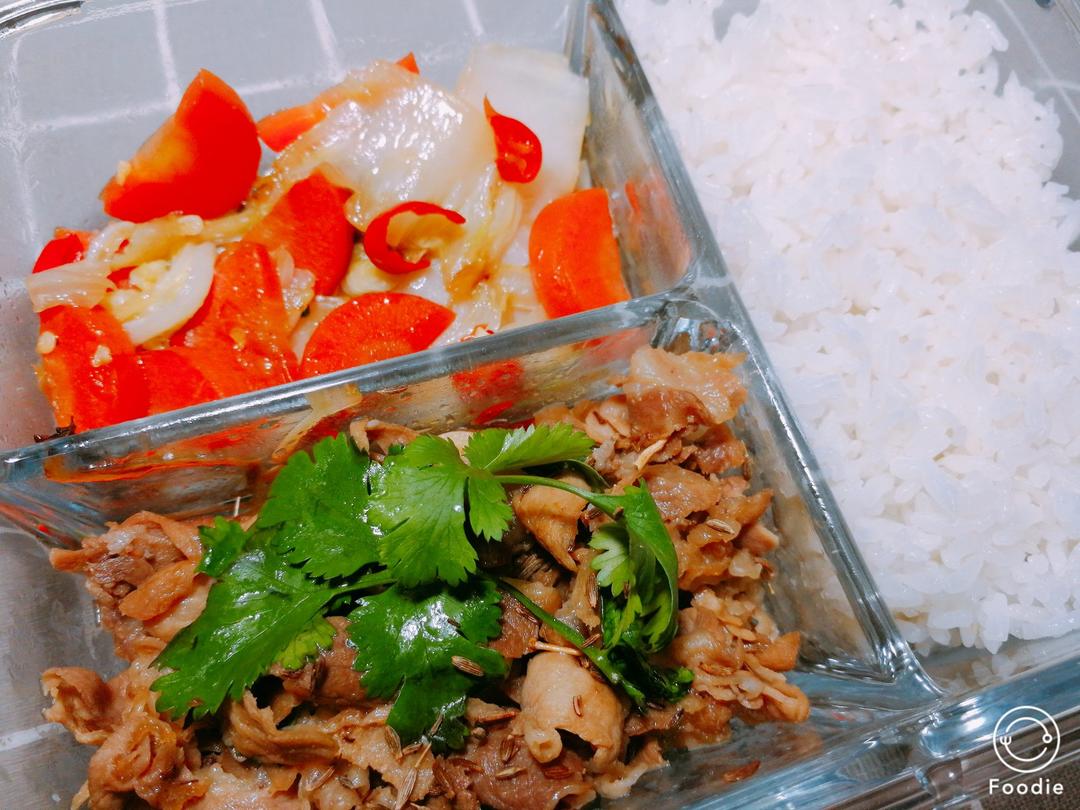 白菜炒胡萝卜（兔子餐）