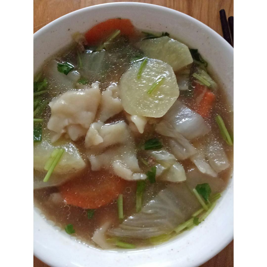 新疆汤饭（揪片子）附揪面片图解