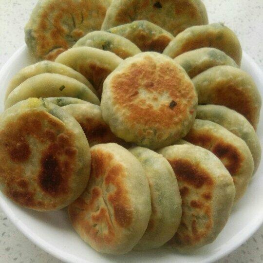 薄皮韭菜饼