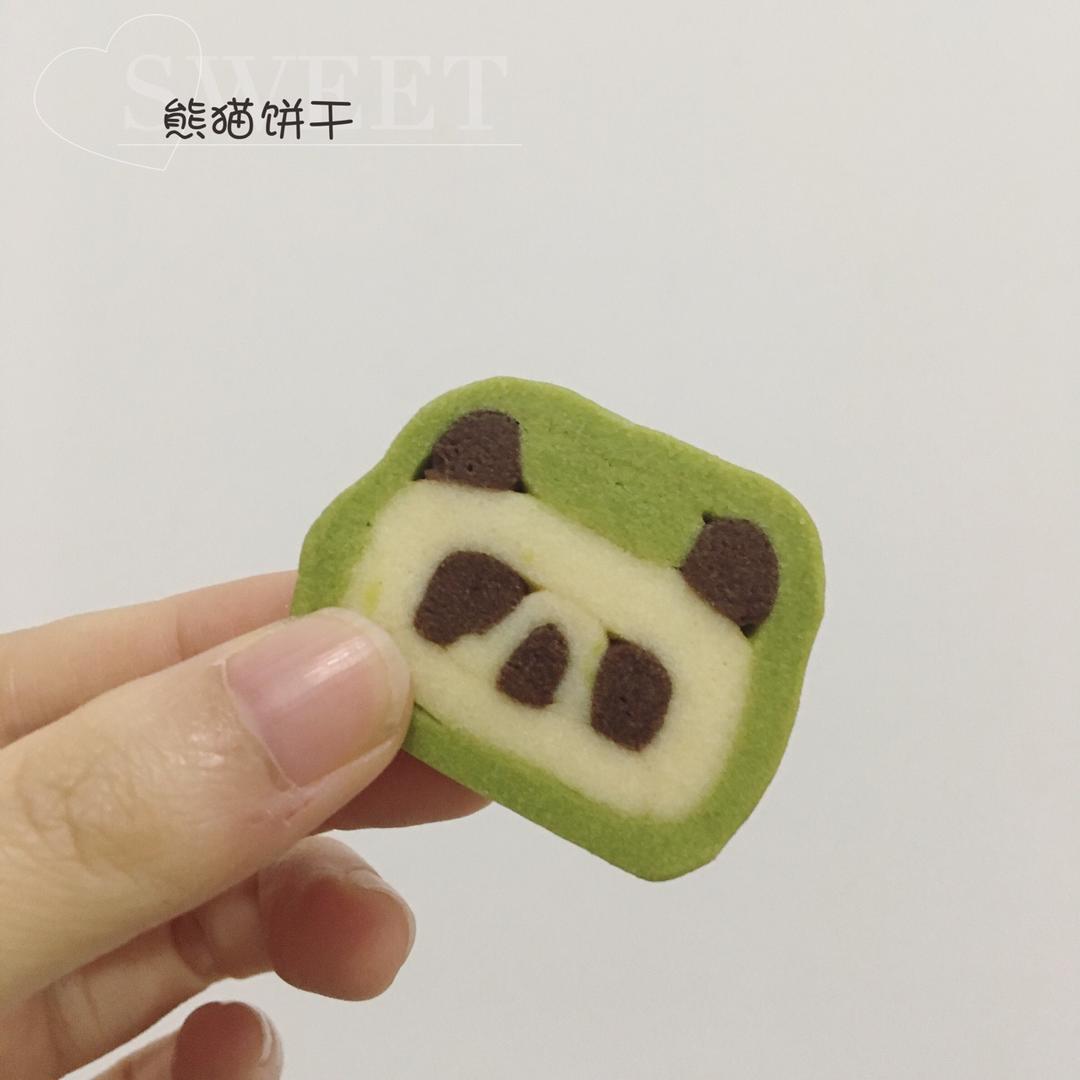 熊猫饼干（稍微修改了下糖小饼的方子）