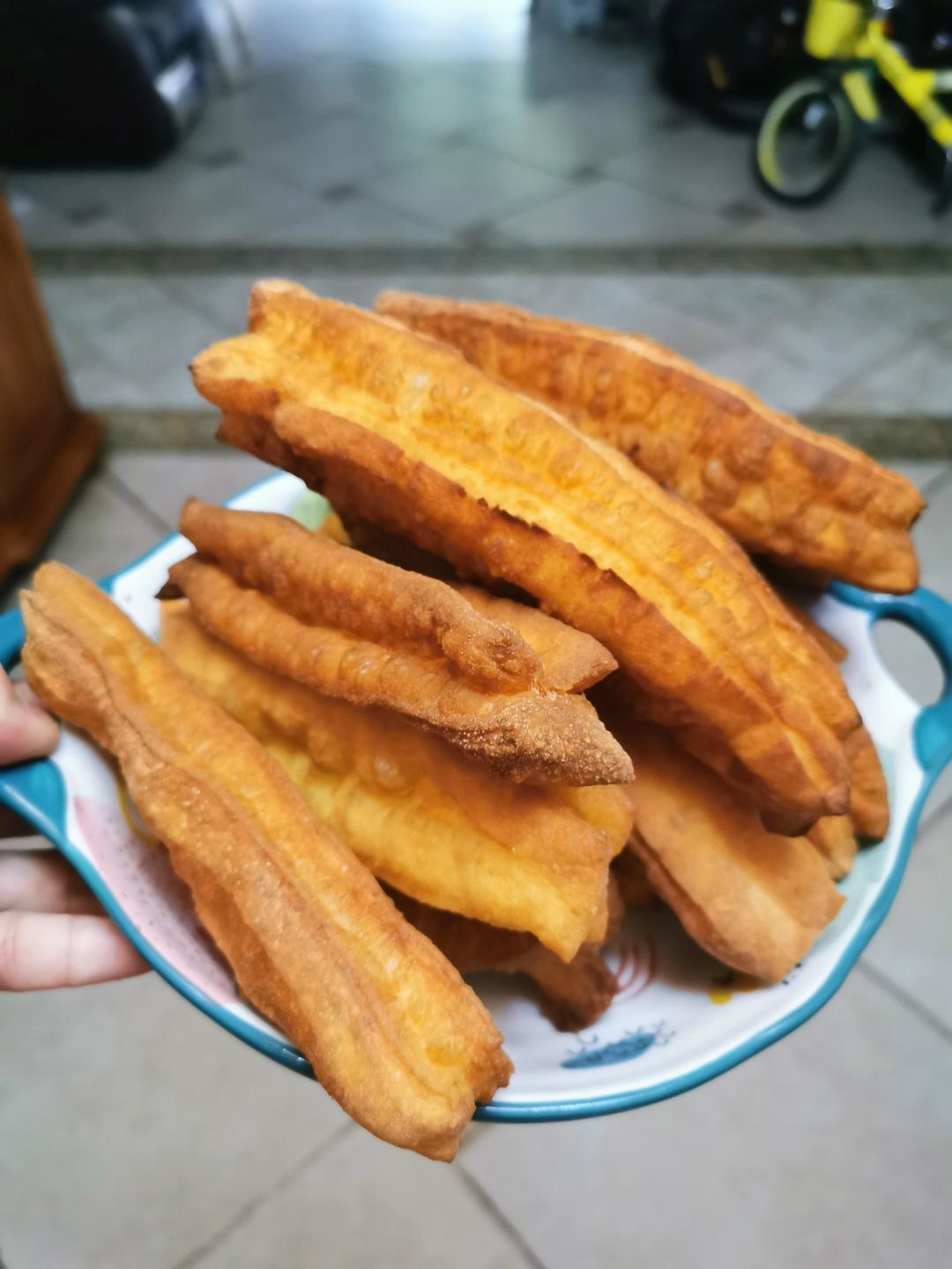 快手早餐～自制油条（酵母版，不含泡打粉、膨松剂）