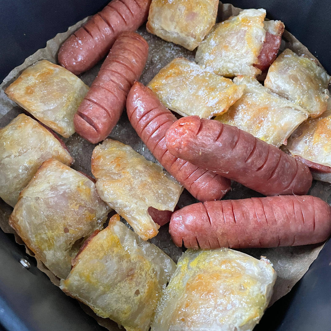 五分钟搞定双人早餐，空气炸锅yyds