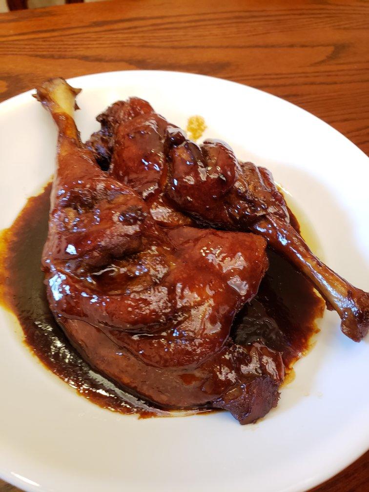 佳音绕梁做的红烧鸭腿
