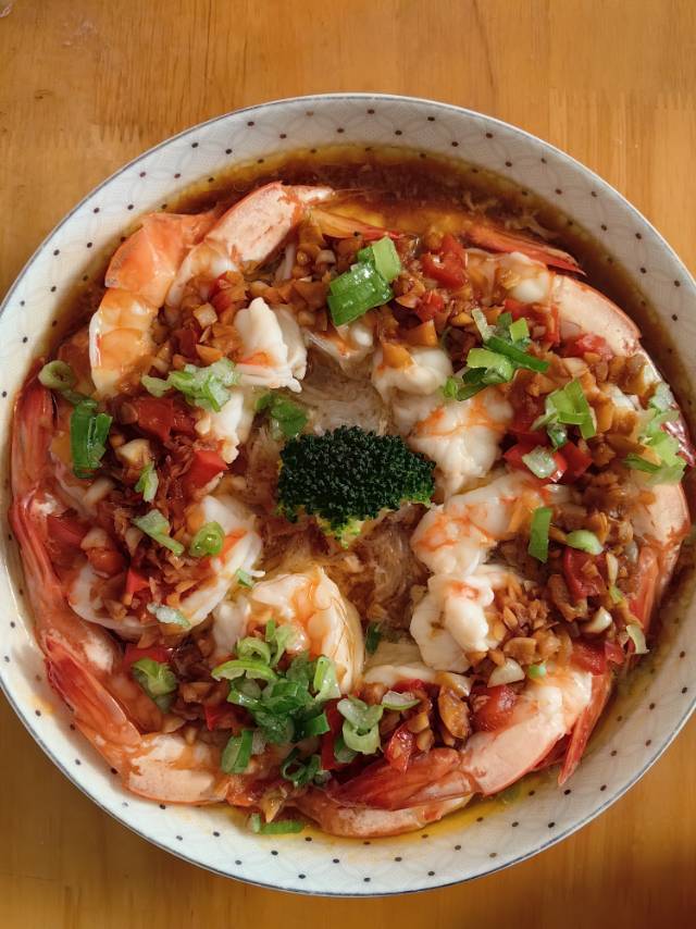 蒜蓉粉丝开背虾