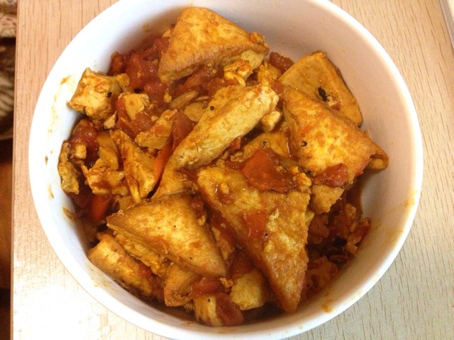 番茄豆腐