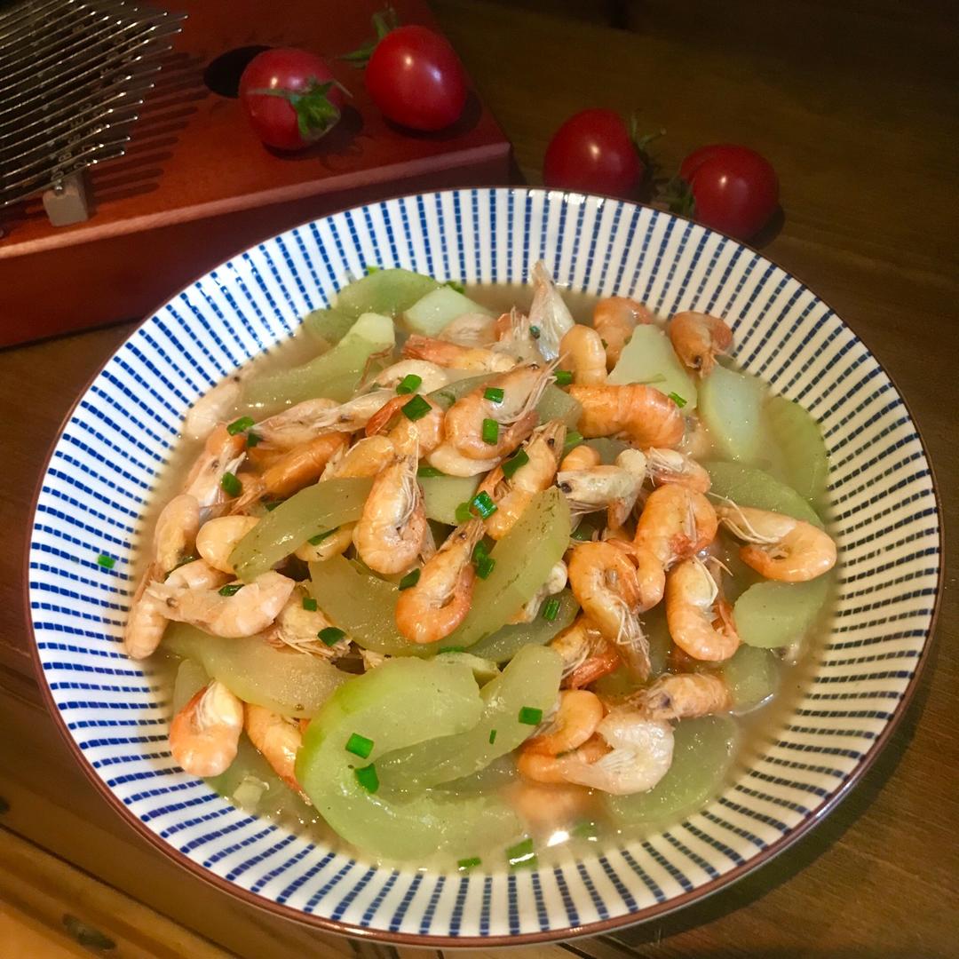 老黄瓜烧河虾