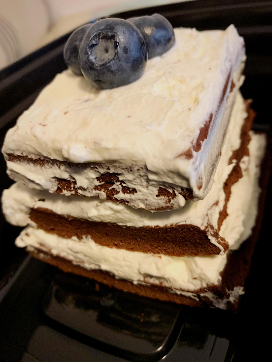 简单易做的巧克力生日蛋糕（6寸）