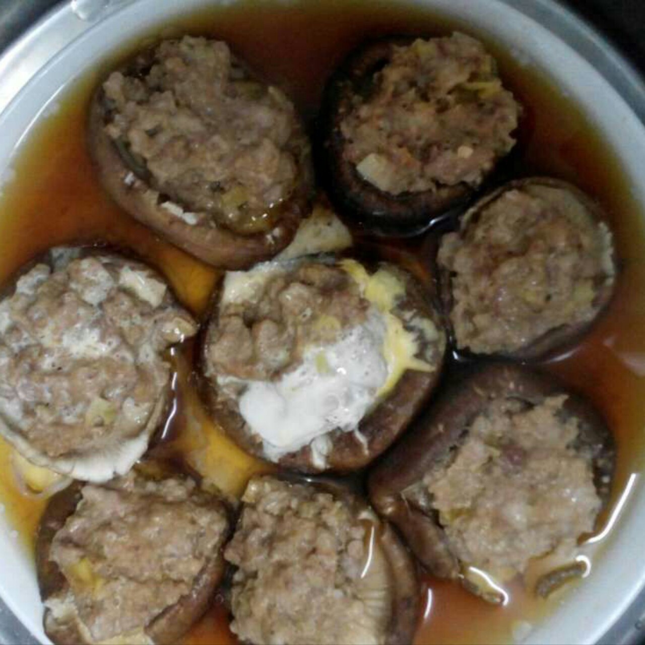 香菇肉末蒸鹌鹑蛋