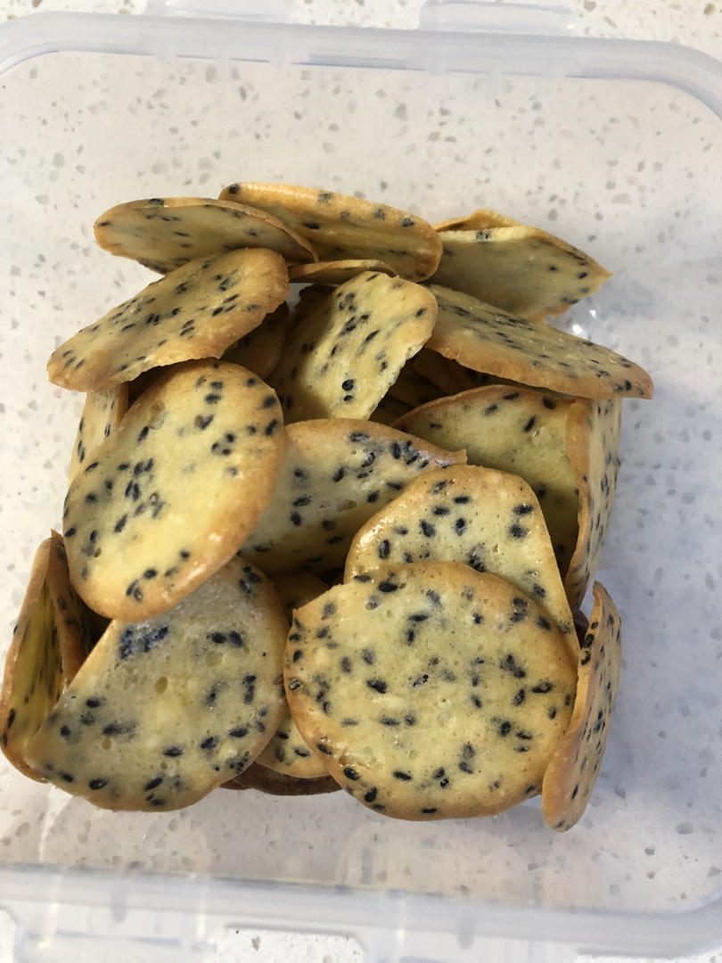 黑芝麻小饼干