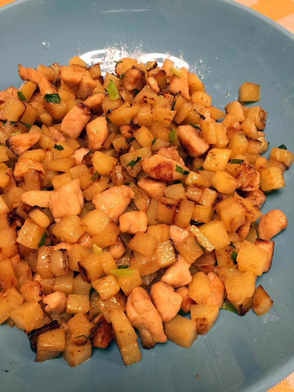一道怎么做都好吃的干煎土豆鸡丁（红烧，咖喱，椒盐，孜然）