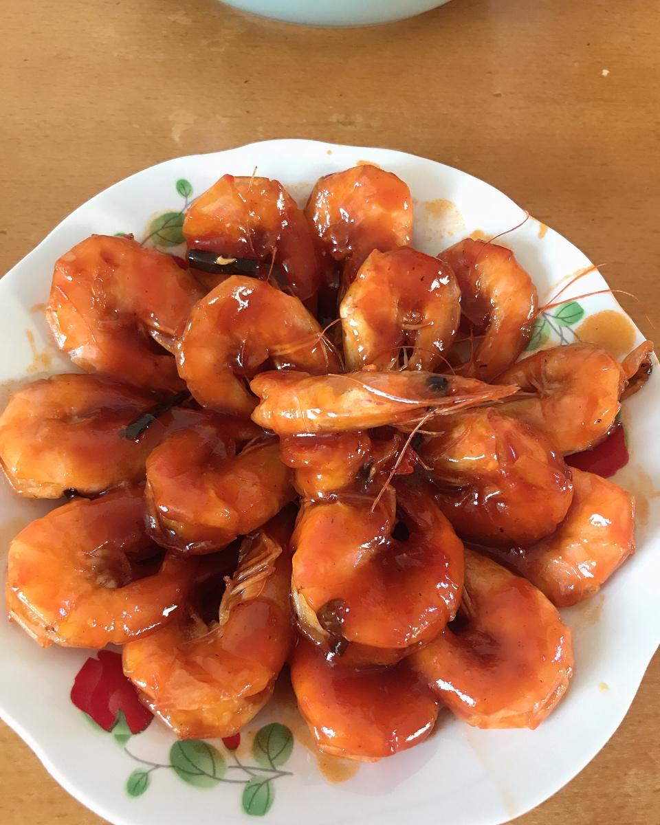 黄晓明茄汁大虾－中餐厅