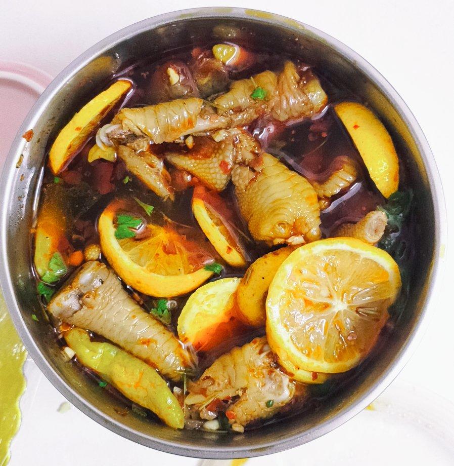 【柠檬酸辣鸡爪】自制超级无敌美味的网红鸡爪