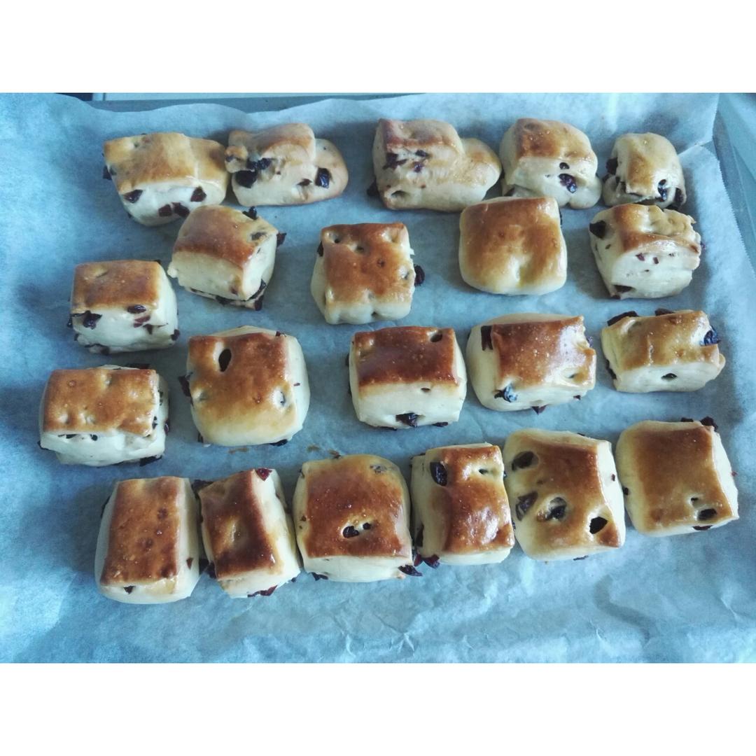 蔓越莓优格小面包块