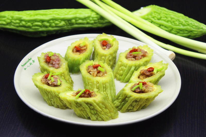 夏天美食，酿苦瓜的做法