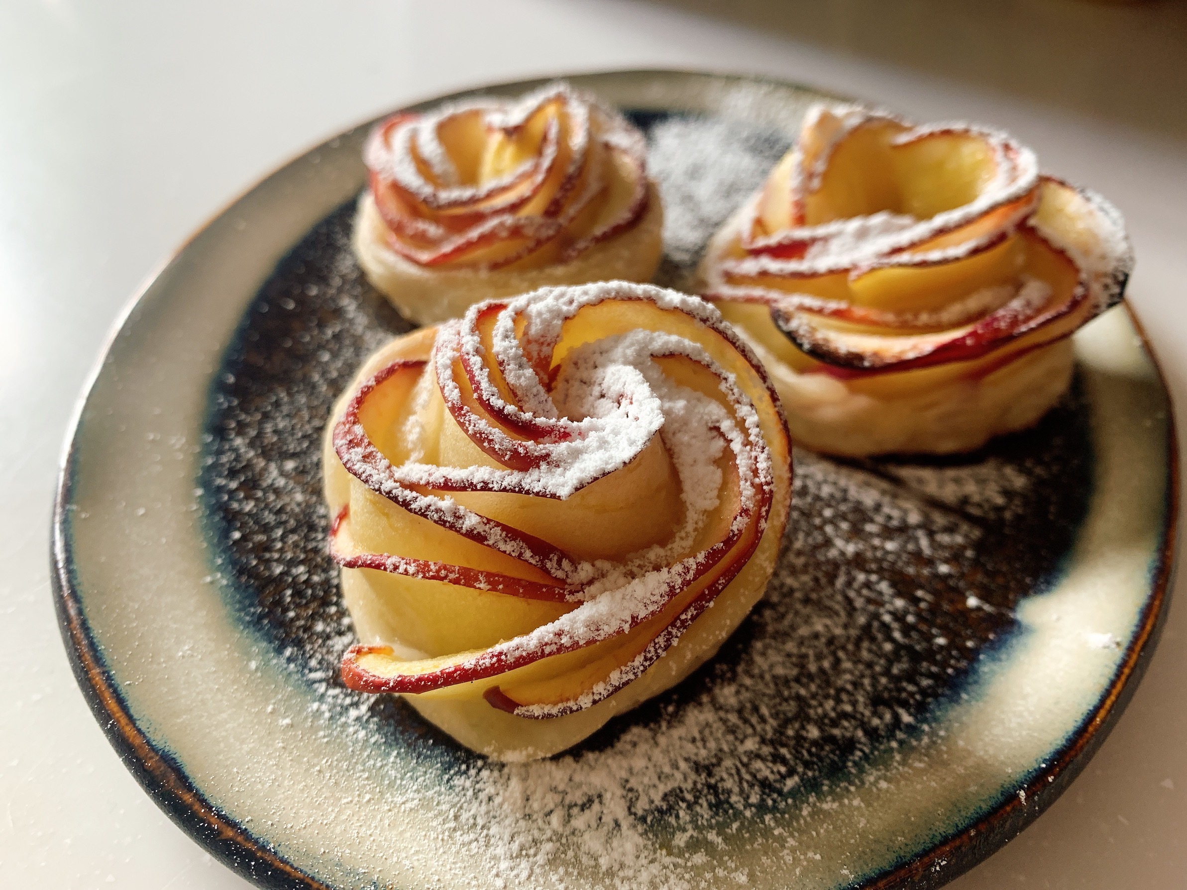 可以表白的甜品：玫瑰🌹苹果派【手抓饼版】