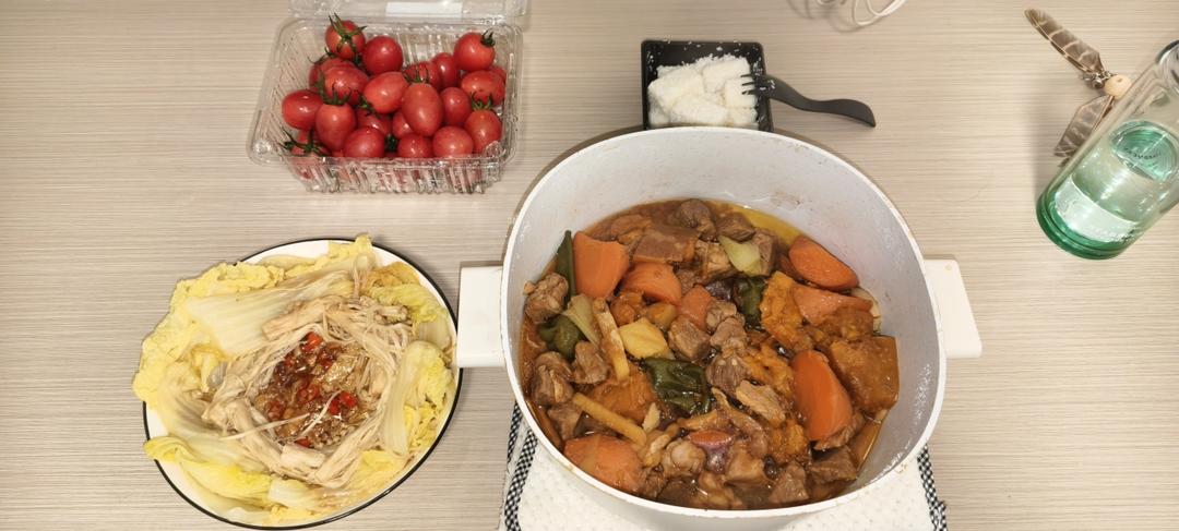 土豆南瓜胡萝卜炖菜