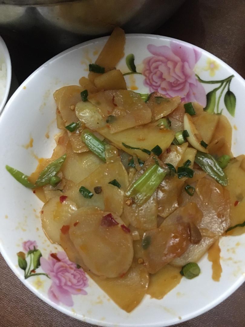 家常炒土豆片