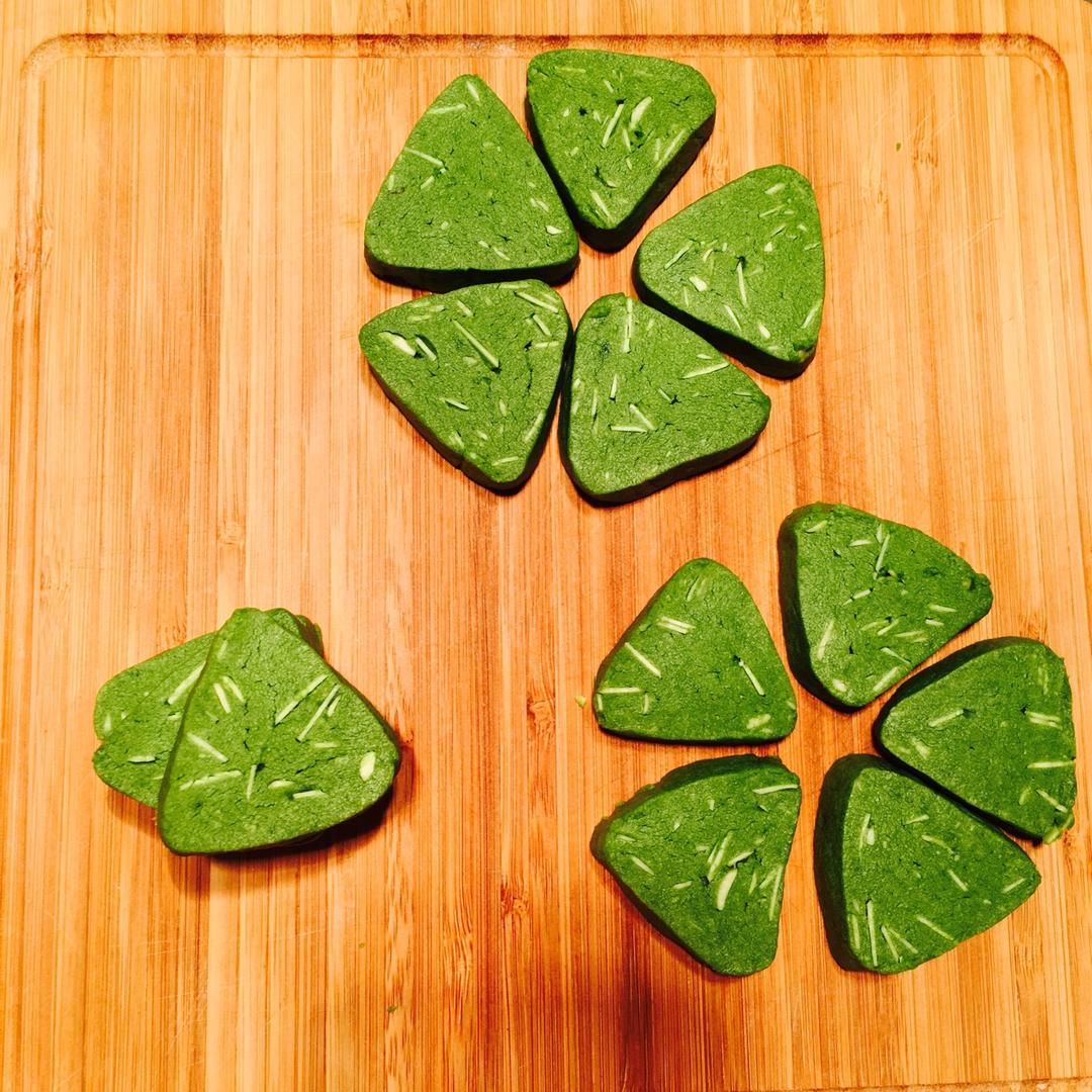 抹茶手作 | 抹茶杏仁饼干