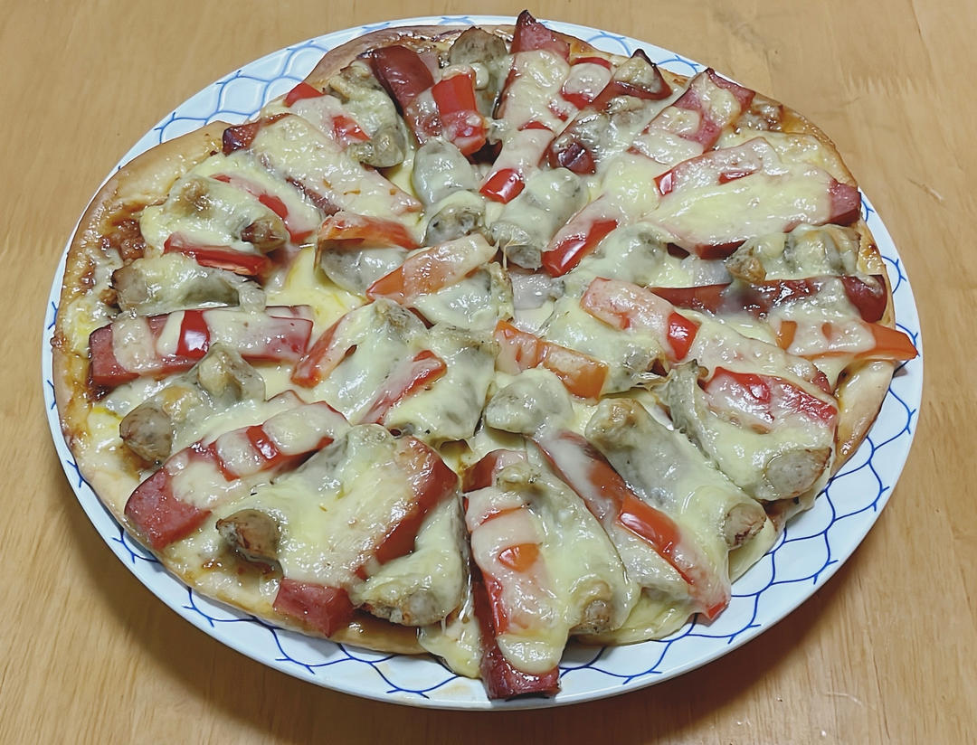 八寸披萨饼皮（四个）制作