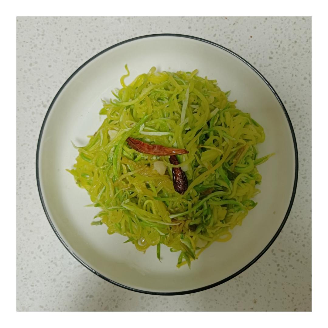 清炒南瓜丝