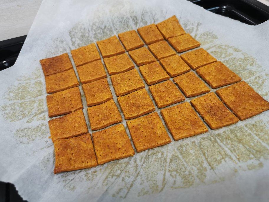 咸香泡菜全麦苏打饼干低油【健康小食】