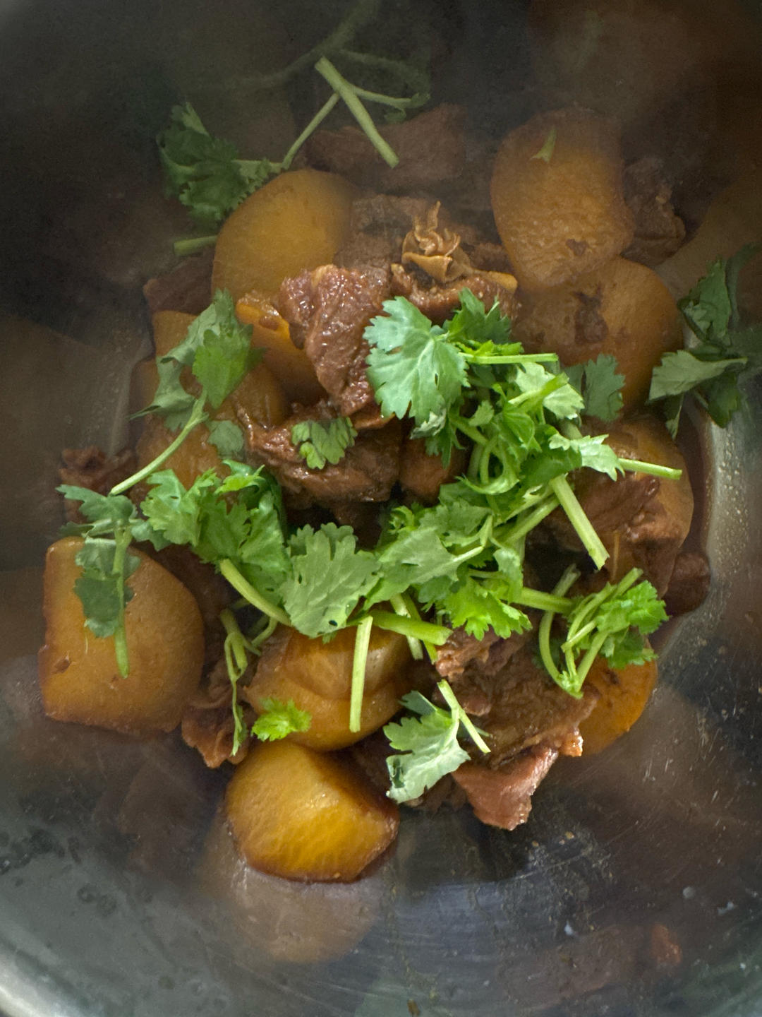 萝卜焖牛腩 （好吃得可以摆摊了）