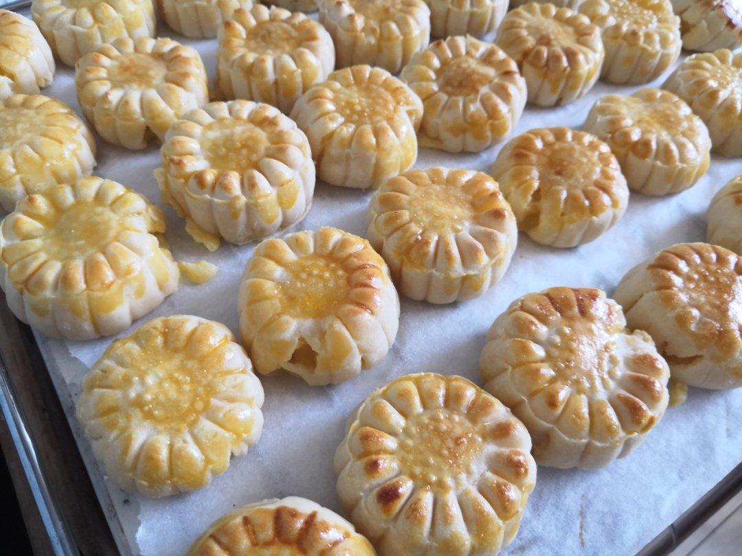 流心奶黄月饼（无吉士粉/转化糖浆版本）【曼食慢语】