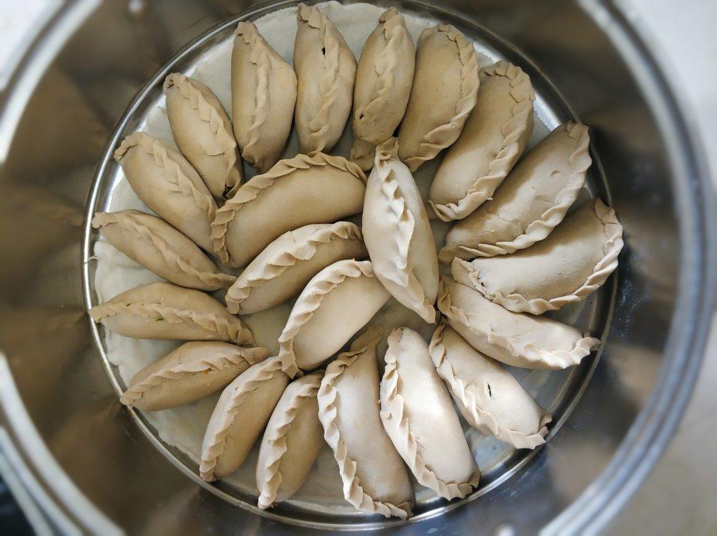 素馅莜面大蒸饺