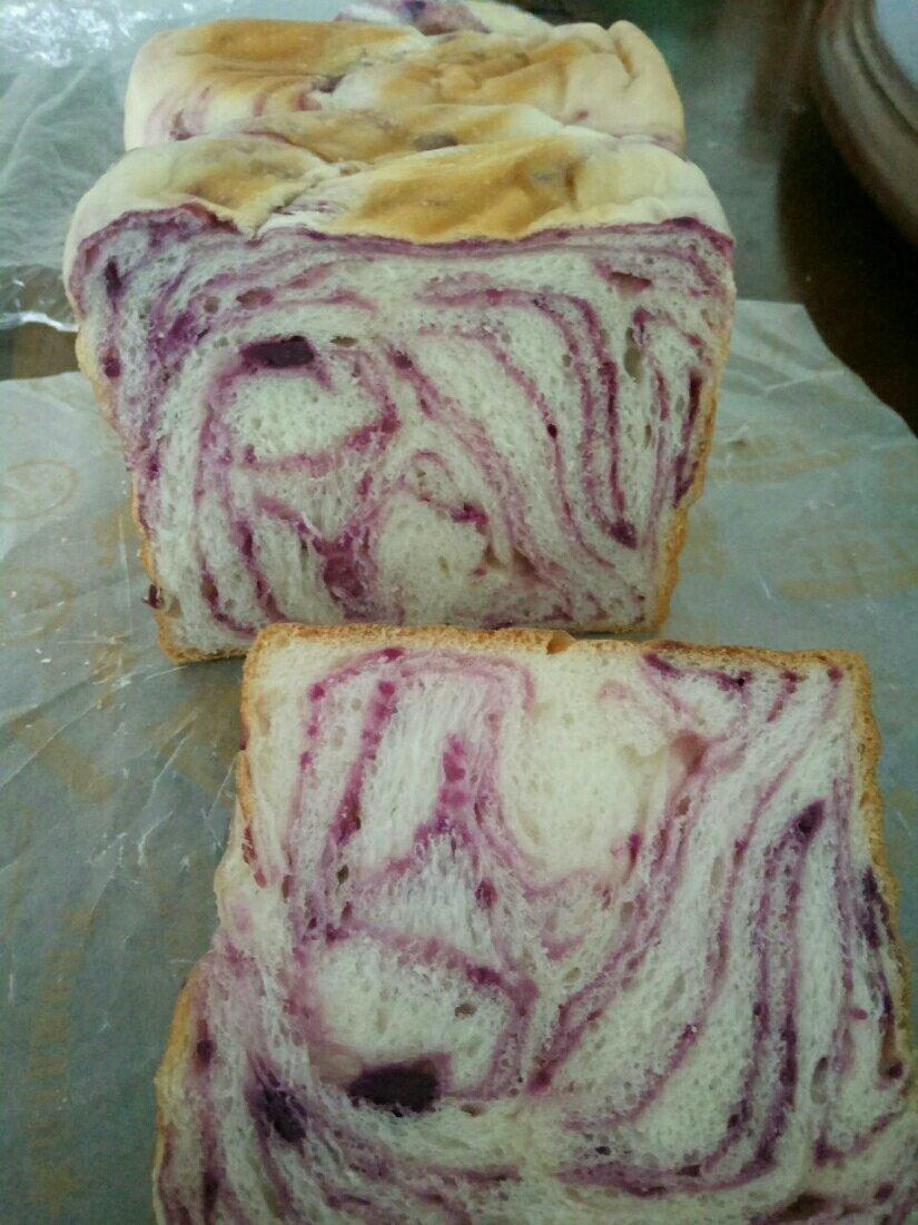 紫薯大理石纹吐司