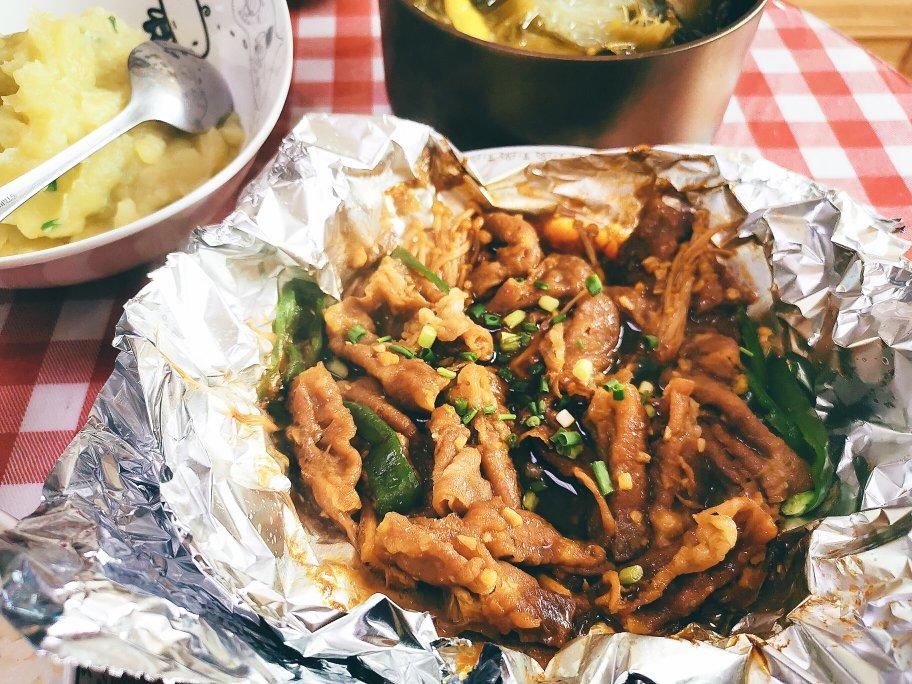 平底锅锡纸肥牛