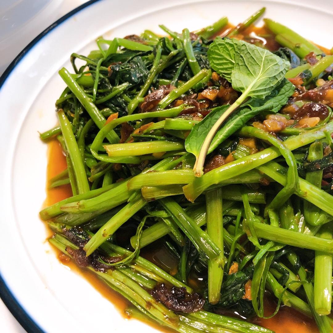 【曼食慢语】虾酱空心菜