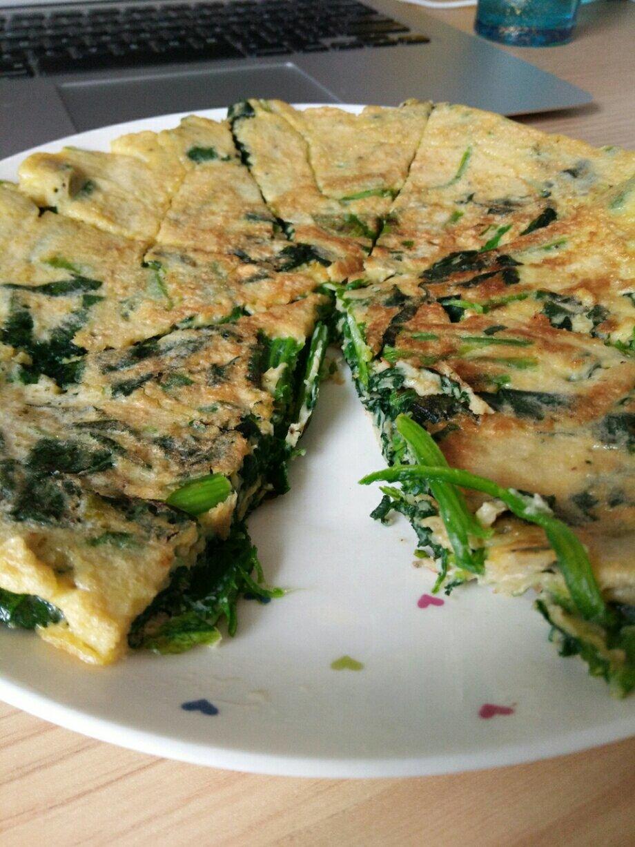 低脂菠菜蛋饼