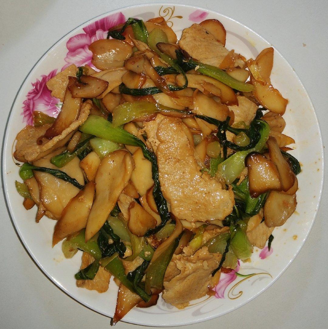 肉炒杏鲍菇