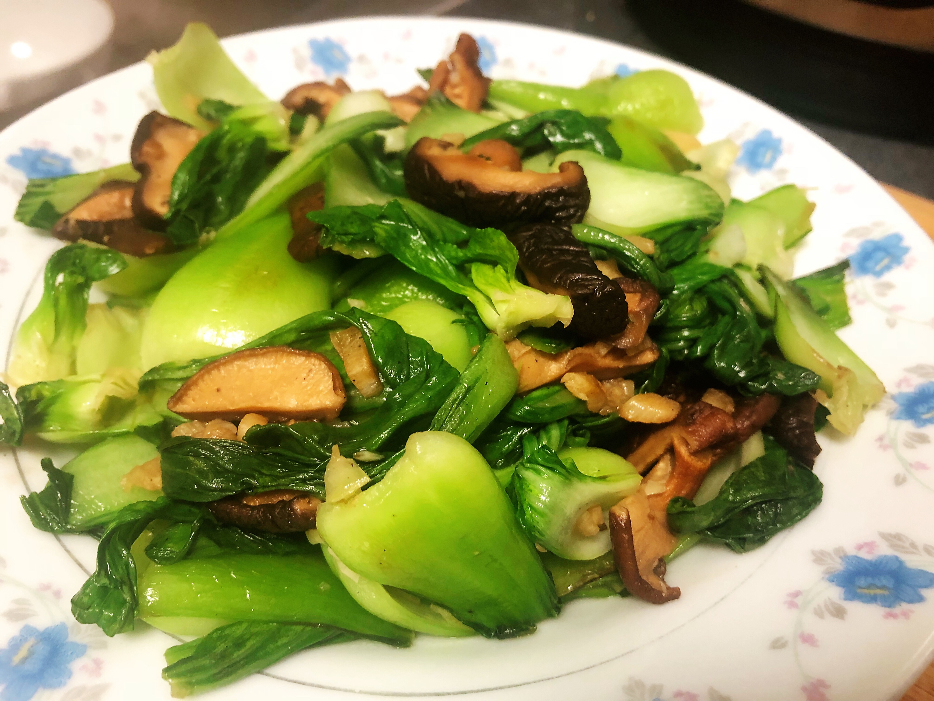 香菇油菜(清炒)