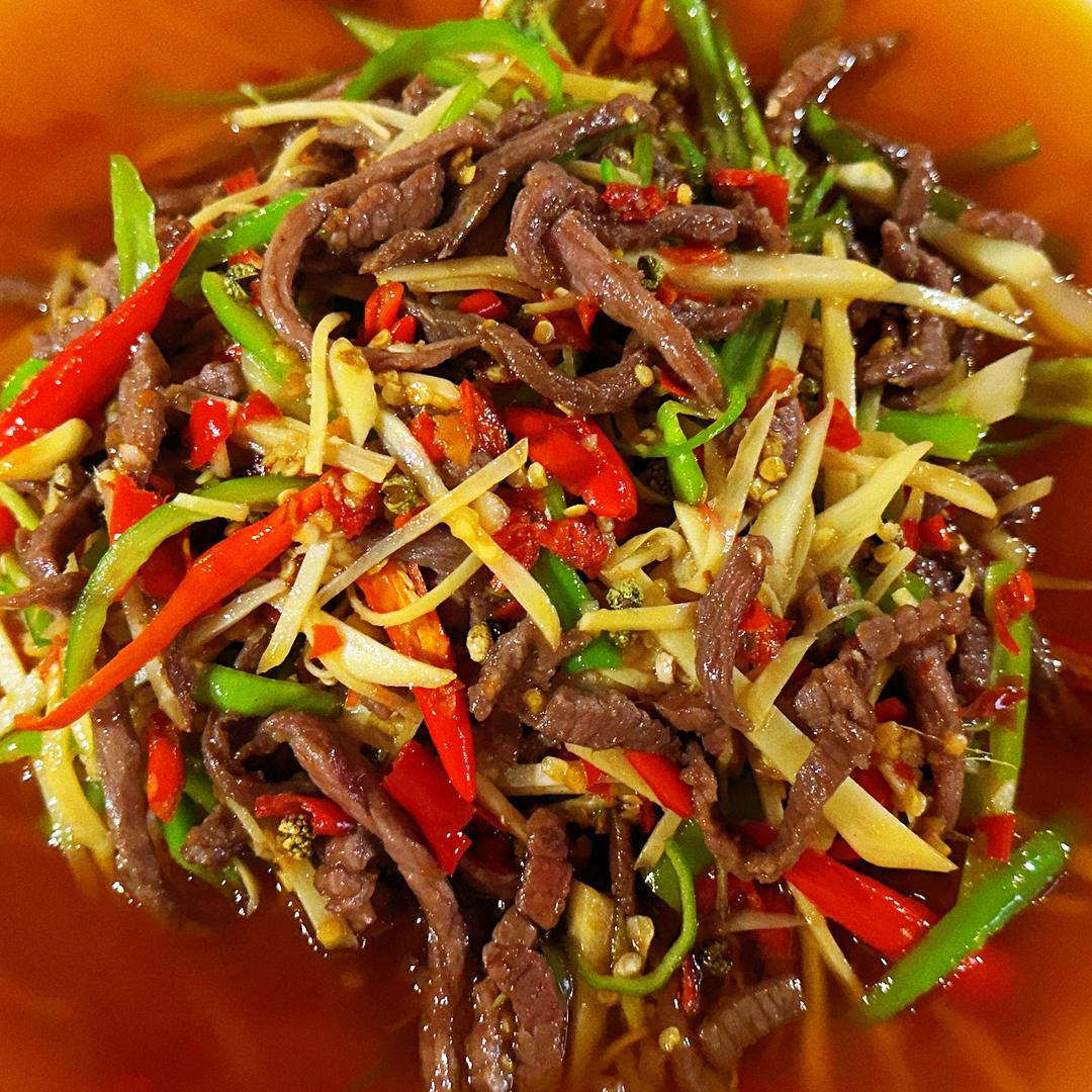仔姜牛肉丝