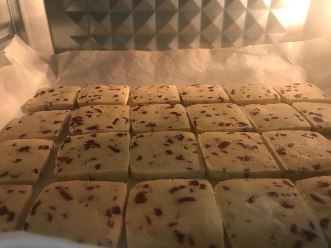 低糖少油版蔓越莓饼干